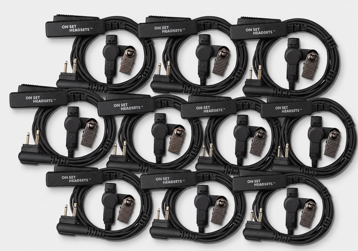 Production Coordinator "Crew Bundle" - 10-Pack of Headsets