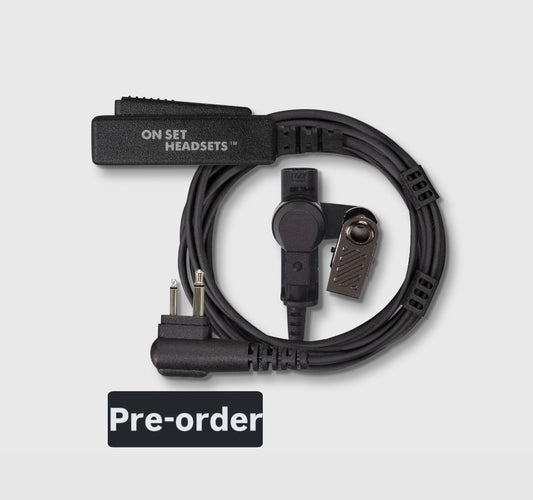 FilmPRO Surveillance Headset BLACK (PRE-ORDER ONLY - SHIPS NOV 15)
