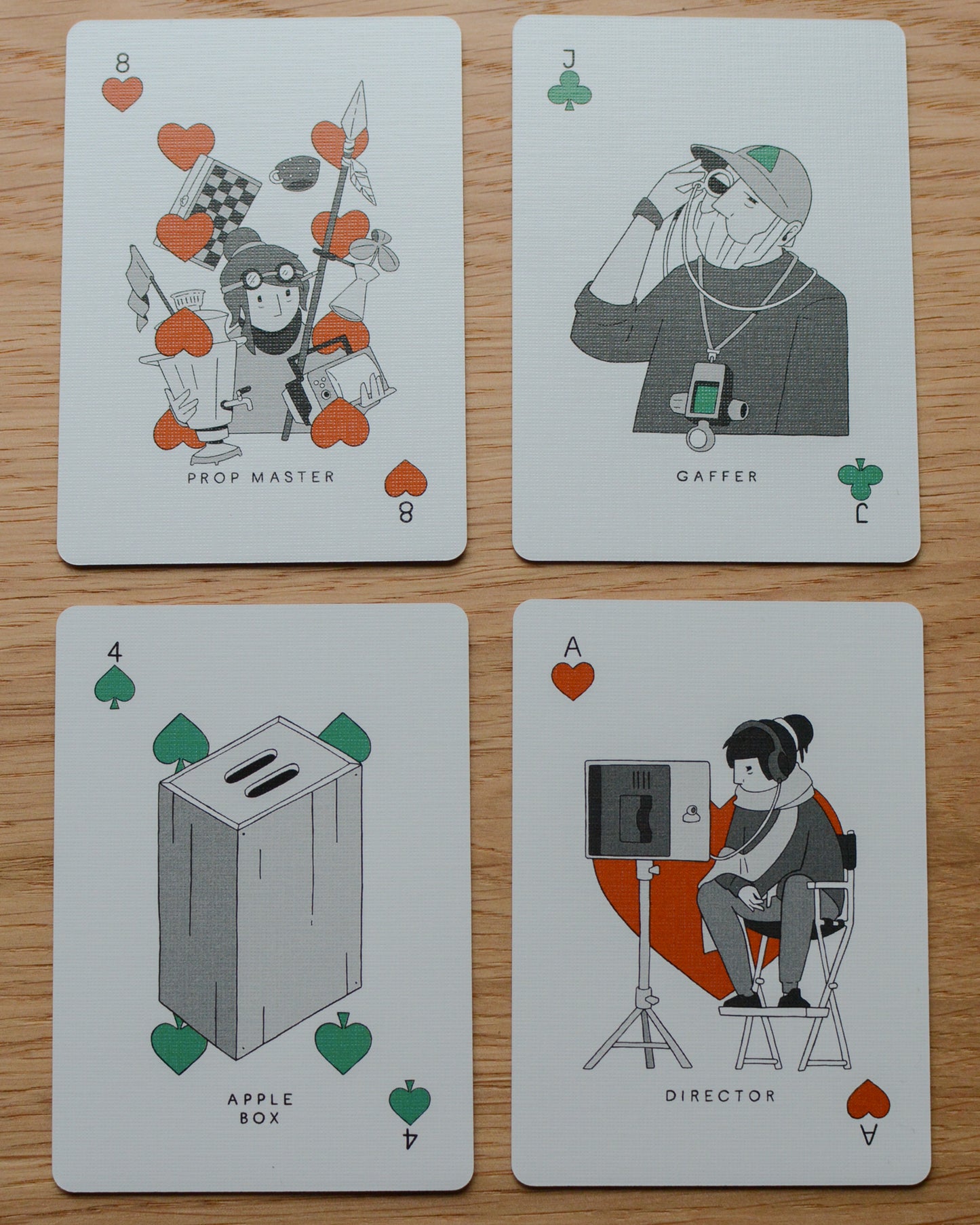 Filmmaker’s Playing Cards by Robertas Nevecka