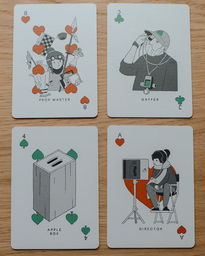 Filmmaker’s Playing Cards by Robertas Nevecka