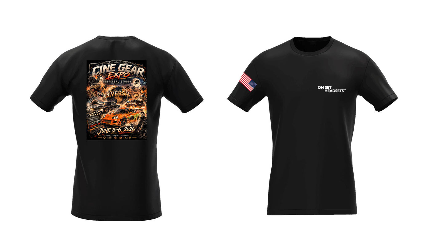 PRE-ORDER: Cine Gear Expo LA 2026 T-Shirt