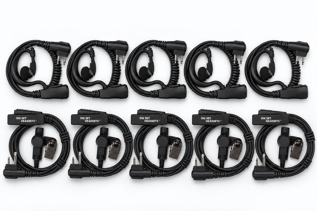 Production Coordinator "Crew Bundle" - 10-Pack of Headsets