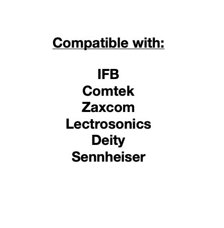 FilmPRO X Comtek Headset